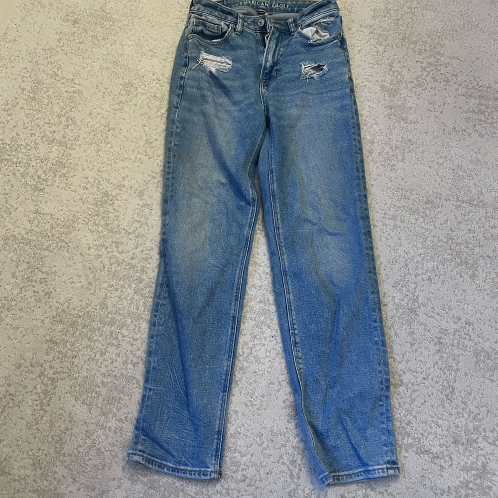 Straight leg jeans